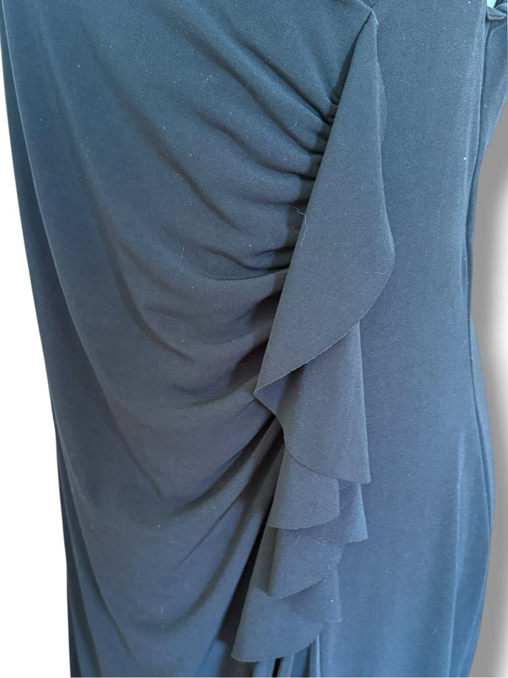 NWT Isabella Rodriguez Elegant Black Mid- Length Cocktail Dress Women’s Sz 10 - Picture 7 of 10